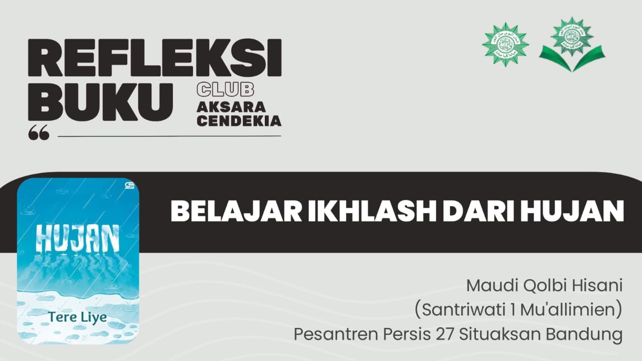 Belajar Ikhlash Dari Hujan
